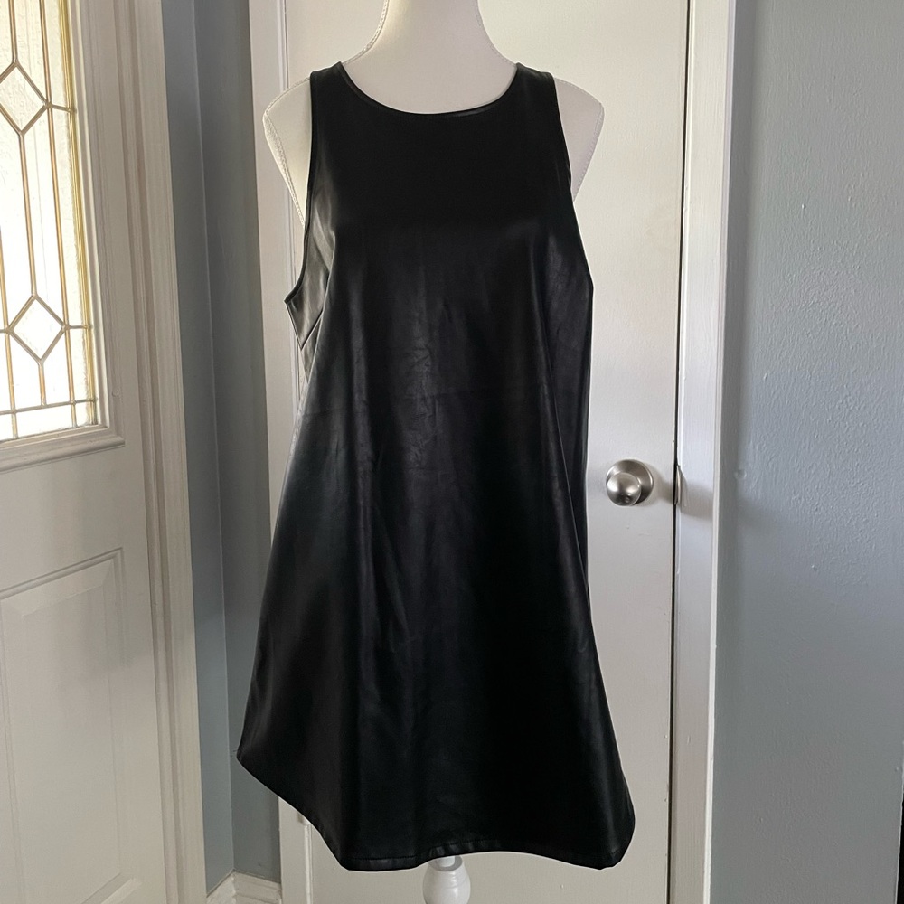 Little Black Dress. Vegan leather